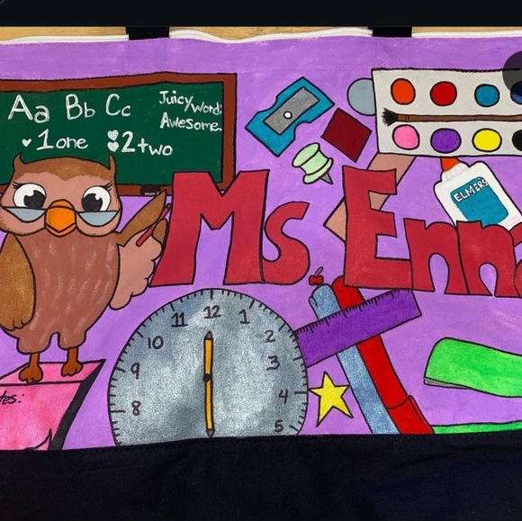 Custom Made Tote Bag with Pocket & Keyring - Picture 8 of 9